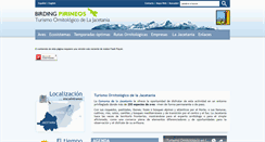 Desktop Screenshot of birdingpirineos.com